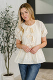 Simply Stunning Eyelet Knit Top