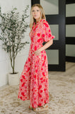 Strolling By Floral Maxi Dress