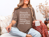 Flannels Pumpkins Graphic Tee in Multiple Colors