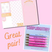 Complimentary Notepad Set