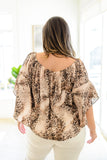 Desert Romance Animal Print Blouse