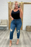 Colt High Rise Button Fly Distressed Boyfriend Jeans